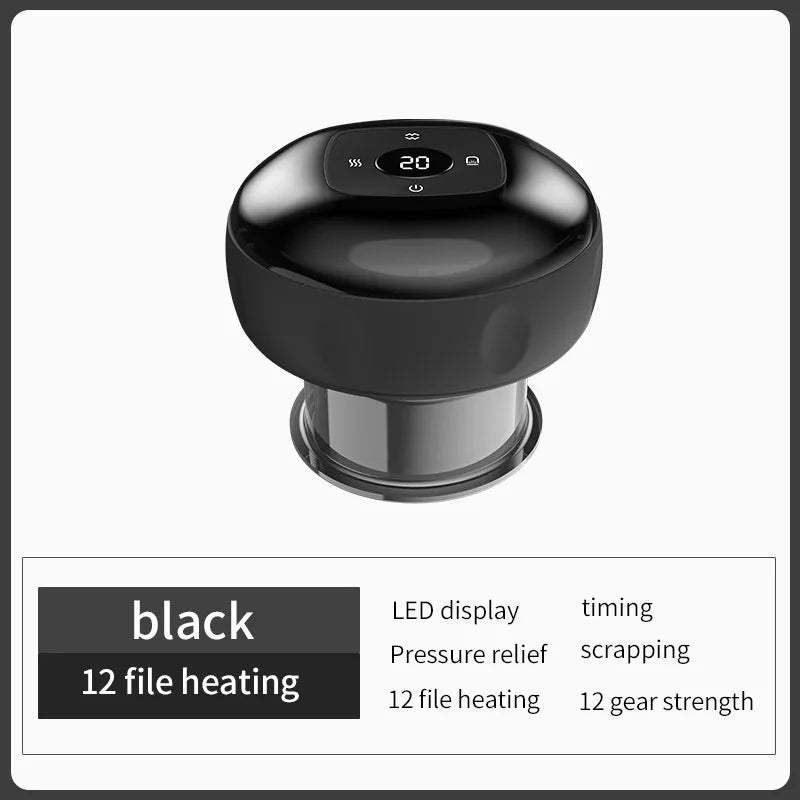 Smart Cupping Therapy Massager 7 in 1 Red Light Scraping Cupping Therapy Set for Targeted Pain Relief Muscle Soreness