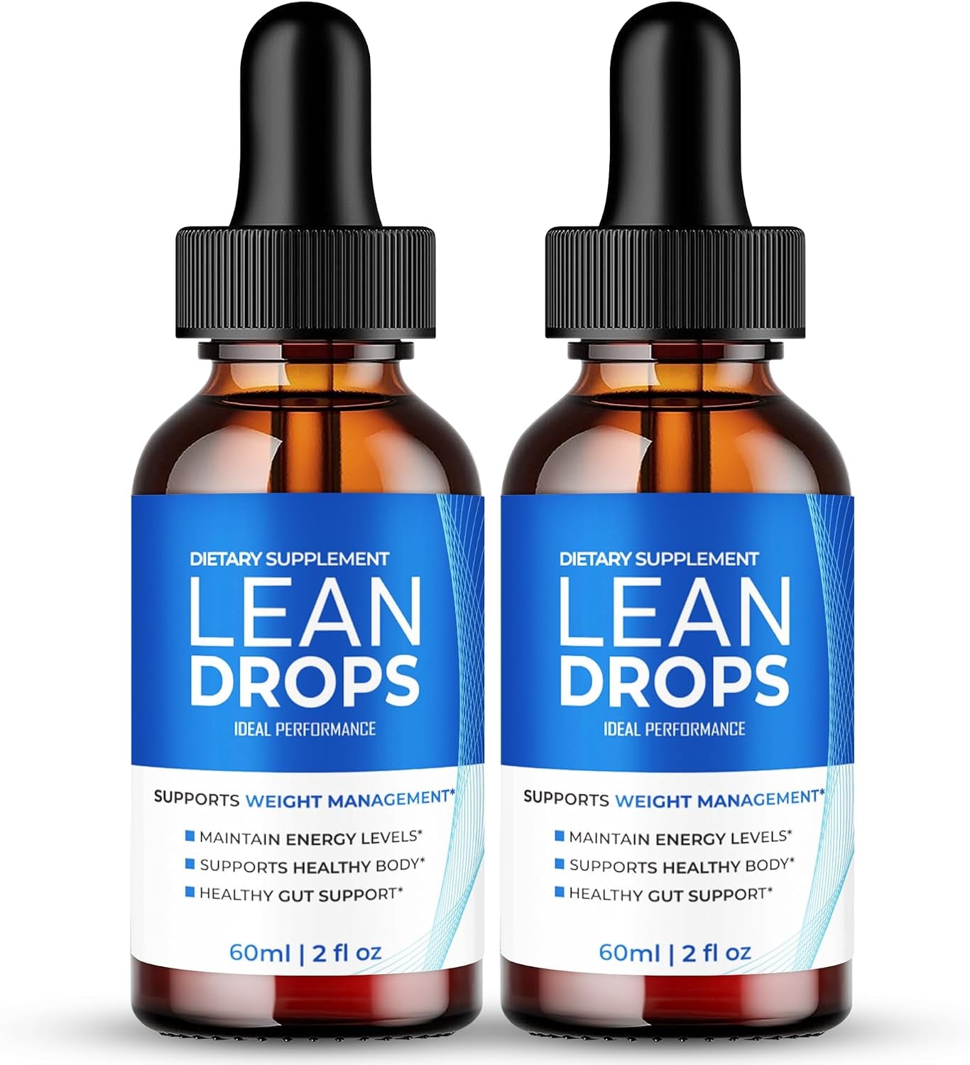 Lean Drops, Official Lean Droppers Supplement - Maximum Strength, All Natural Keto Liquid Formula to Sustain Active Lifestyle & Fitness Goals, Premium Lean Drops Advanced Reviews (2 Pack)