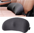 Car Seat Cushion, Memory Foam Vehicle Driver Seat Pad for Back & Sciatica Pain Relief, Comfortable Lumbar Pillow for Driving, Office Chair, Wheelchair, Universal for SUV, Truck, RV (Dark Gray)