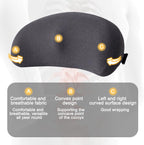 Car Seat Cushion, Memory Foam Vehicle Driver Seat Pad for Back & Sciatica Pain Relief, Comfortable Lumbar Pillow for Driving, Office Chair, Wheelchair, Universal for SUV, Truck, RV (Dark Gray)
